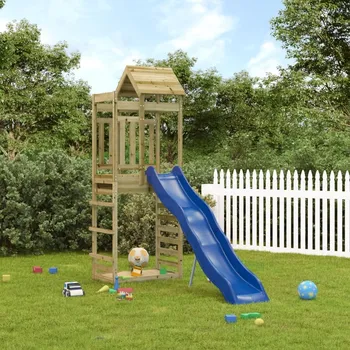 Dětské hřiště Dětské hřiště na zahradu impregnované borové dřevo - 8720845776343