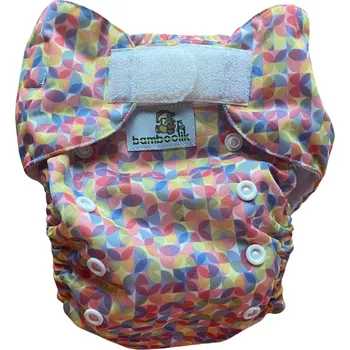 Plena Bamboolik Kapsová plena flís SZ - Barevné ornamenty