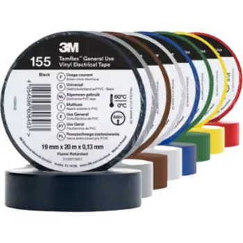 Stavebniny 3M 155 Temflex 19mm x 20m x 0,13mm, mix barev, 10 ks
