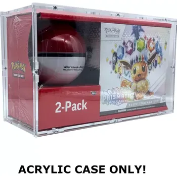Karetní hra Akrylový box Pokémon ETB + Pokeball Sam's Club Bundle (a boxy stejné velikosti)