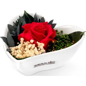 umělá květina Smeraldino Aranže růže červená