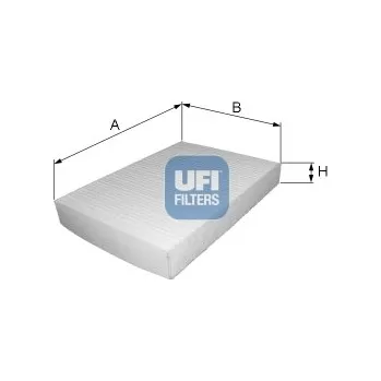 Auto-moto Filtr, vzduch v interiéru UFI (53.113.00)