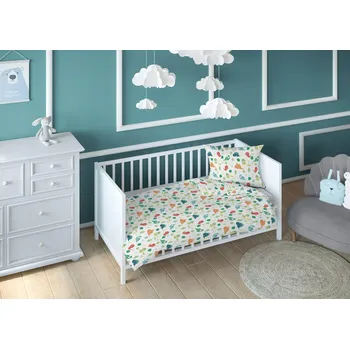 Povlečení Sada povlečení Karo 160 x 200 cm bílá