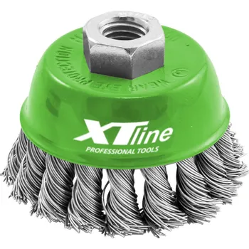 kartáč na vrtačku XTLINE Kartáč hrnkový copy nerez M14 | 80 mm