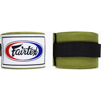 Boxerské rukavice Bandáže boxerské omotávky fairtex HW2 4.5M OLIVOVÁ
