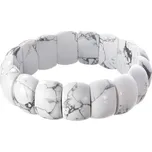 Náramek s minerálními kameny howlit 43058.3