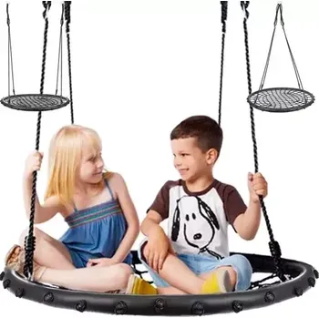 Dětská houpačka Závěsný houpací kruh – hnízdo 100 cm