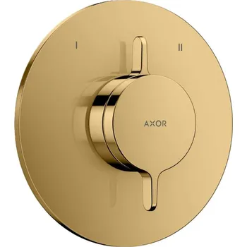 Vodovodní baterie Axor One - Baterie pod omítku, pro 2 spotřebiče, leštěný vzhled zlata 48415990