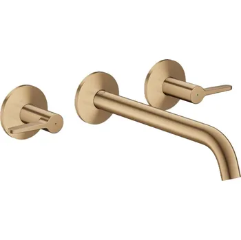 Vodovodní baterie Axor One - Vanová baterie pod omítku, 3-otvorová instalace, kartáčovaný bronz 48431140
