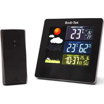 Meteostanice Bodi-Tek Digitální meteostanice černá