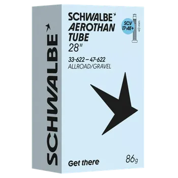 Sport Schwalbe Aerothan Tube SCV17AE+ 40 mm (Duše na kolo Schwalbe Aerothan Tube 28" SCV17AE+ 40 mm)