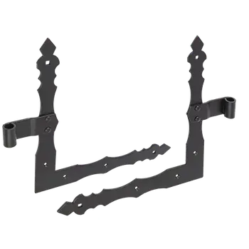 Závěs ZNO 350/13 rohový závěs C 350x300x4,0 L+R černý