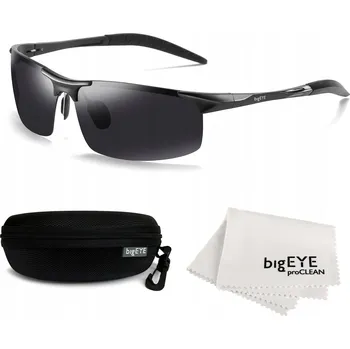 Sluneční brýle bigeye pánské černé UV-400 s pouzdro