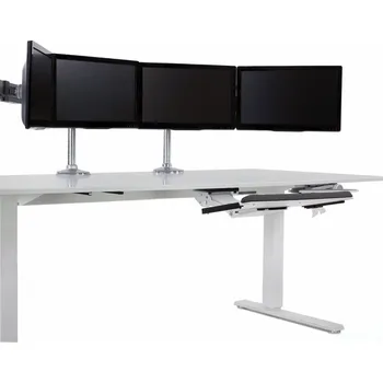 Psací stůl Humanscale Float výškově stavitelný stůl bílý