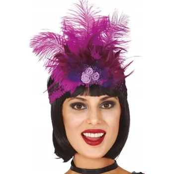 Čelenka Guirca čelenka do vlasů ve stylu 20., 30. a 40. let