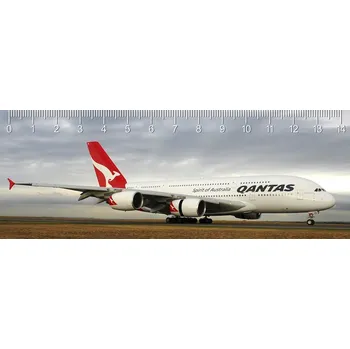 pravítka Pravítko 3D A380 Qantas deep