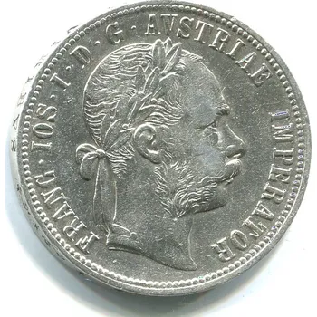 František Josef I. 1 zlatník 1890. Ag.