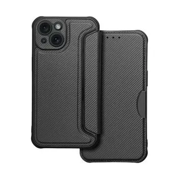 Pouzdro na mobilní telefon Pouzdro RAZOR Book pro IPHONE 15 černé - OEM + zdarma možnost vyzkoušet a vrátit zboží do 30 dní