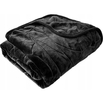 Obraz Deka Spod Igły i Nitki akryl 160 cm x 80 cm černá