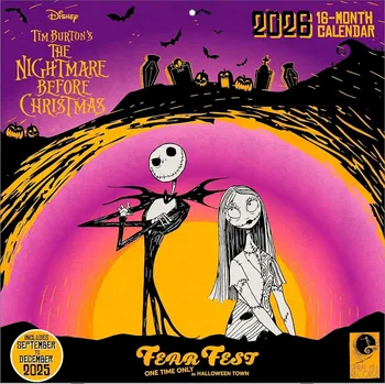 Kalendář Pyramid International Nástěnný kalendář Ukradené Vánoce - Fear Fest 2026 (16 měsíců)