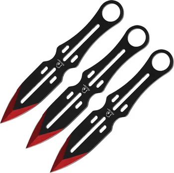 lovecký nůž Falcon Throwing Knife Set Red