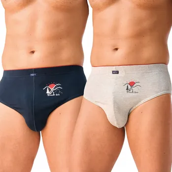 Slipy Pánské slipy KEY MPP-761 A26 XL (42) vícebarevné