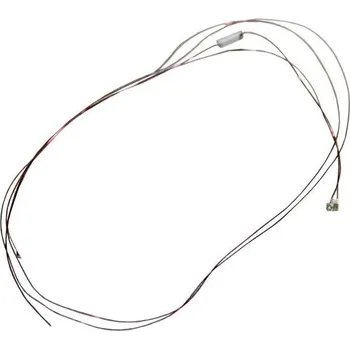 RC vybavení Sol Expert 11413 LED0201 LED s kabelem červená 1 ks