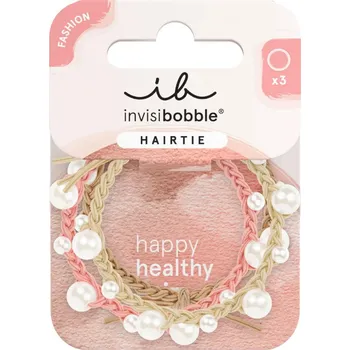 Invisibobble Hairtie Princess Pearl romantická sada gumiček do vlasů 3 ks, Princess Pearl