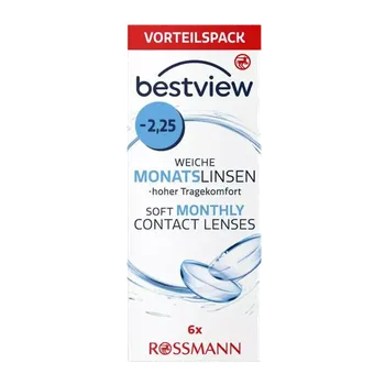 Best View Měsíční kontaktní čočky -2,25 6 ks