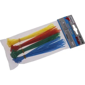 Izolační páska Pásky vázací 150x2.5mm 100ks barevné