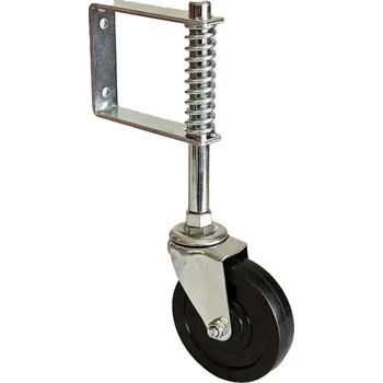Pojezdové kolečko Odpružené pojezdové kolo otočné pro brány - 100mm