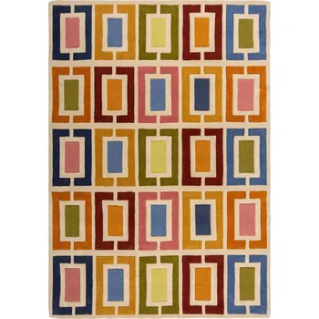 Koberec Flair Rugs Ručně všívaný kusový koberec Illusion Retro Blocks Multi Rozměry koberců: 120x170