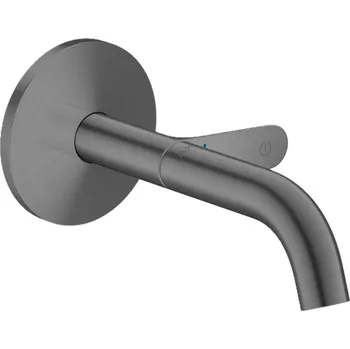 Vodovodní baterie Axor One - Umyvadlová baterie pod omítku, s výpustí, EcoSmart, kartáčovaný černý chrom 48180340