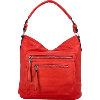 Kabelka Praktická dámská koženková taška Harison, červená