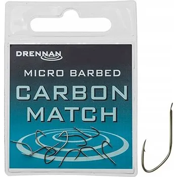 Rybářský háček Háčky s otřepem Drennan Carbone Match 10 ks
