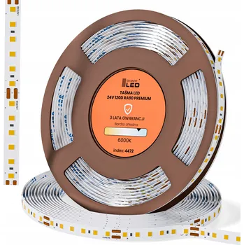 LED páska LED pásek SMD 2835 24V 1m Premium 6000K Studená bílá RA90 120D Silný