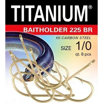 Rybářský háček Robinson Titanium Baitholder 225BR Háčky s protihrotem 10 ks