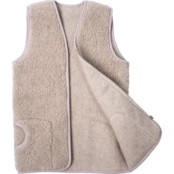 Dámská vesta VLNĚNÁ VESTA MERINO CAPPUCCINO S UNISEX INDYGOSKLEP