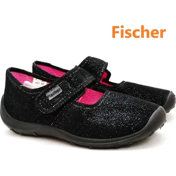 Chlapecké polobotky Dívčí bačkory FISCHER 202140 černé2 Velikost: 37
