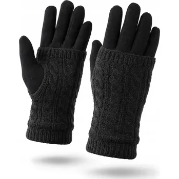 Rukavice Hagne pětprsté rukavice polyester velikost univerzální - dámské