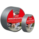 Univerzální textilní páska 50 mm, délka 50 m 50 m stříbrná