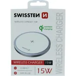 SWISSTEN WIRELESS Bezdrátová nabíječka 15W bílá