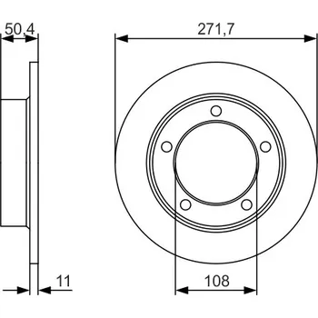 Brzdový kotouč Brzdový kotouč Bosch 0 986 479 R73