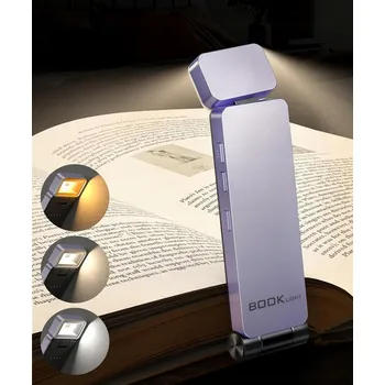 Lampička LED lampička na čtení knih 80h NOČNÍ BEZDRÁTOVÁ PŘENOSNÁ USB KLIPS