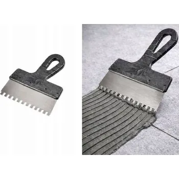 Malířská špachtle Nerezová zubová špachtle na sádru 200mm