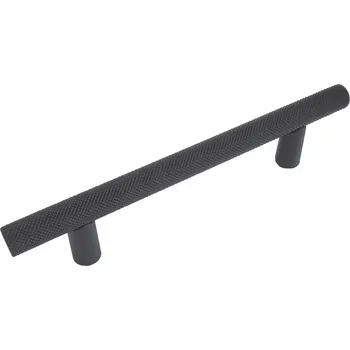 Nábytkové kování Nábytková úchytka włoski Reling L-96 ČERNÁ MATNÁ