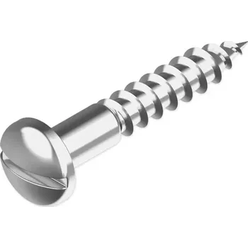 Vrut Vrut s půl. hlavou DIN 96 mosaz/nikl 2x10