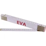 Metr skládací 2m EVA (PROFI,bílý,dřevo)