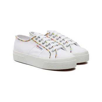 Dámské tenisky Superga Tenisky Multicolor Beads 2740 S4131FW Bílá 39_5