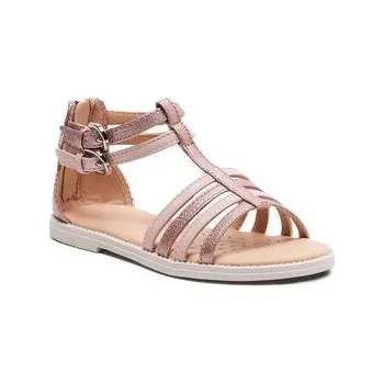 Dámské sandále Geox Sandály J Sandal Karly Girl J7235D 0QDHH C8172 S Růžová 31